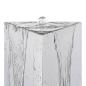 Preview: Gartenbrunnen mit Pumpe Edelstahl 76 cm Dreieckig