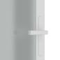 Preview: Innentür 93x201,5 cm Weiß Mattglas und Aluminium