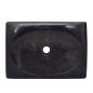 Preview: Waschbecken Schwarz 50x35x10 cm Marmor