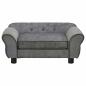 Preview: Hundesofa Dunkelgrau 72x45x30 cm Plüsch