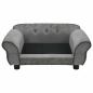 Preview: Hundesofa Dunkelgrau 72x45x30 cm Plüsch