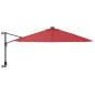 Preview: Wand-Sonnenschirm Knallrot 290 cm