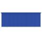 Preview: ARDEBO.de - Außenrollo 405 (B)x140 (H) cm Blau HDPE