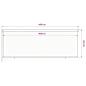 Preview: Außenrollo 405 (B)x140 (H) cm Blau HDPE