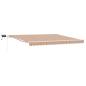 Preview: Ausziehbare Markise Mehrfarbig 400 x 300 cm Stoff und Aluminium