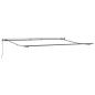 Preview: Ausziehbare Markise Mehrfarbig 400 x 350 cm Stoff und Aluminium