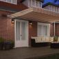 Preview: Ausziehbare Markise Mehrfarbig 500 x 350 cm Stoff und Aluminium