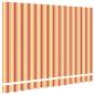 Preview: Ersatzbespannung für Markise 3,5x2 m Gelb & Orange Gestreift