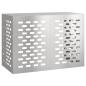 Preview: Klimaanlagenabdeckung Silber 100 x 50 x 70 cm Edelstahl