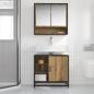 Preview: Badezimmerschrank Artisan-Eiche 65 x 33 x 60 cm Holzwerkstoff