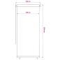 Preview: Außenrollo 105 (B) x 230 (H) cm Braun HDPE