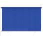 Preview: ARDEBO.de - Außenrollo 245 (B)x140 (H) cm Blau HDPE