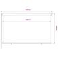 Preview: Außenrollo 245 (B)x140 (H) cm Blau HDPE