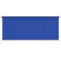 Preview: ARDEBO.de - Außenrollo 355 (B)x140 (H) cm Blau HDPE