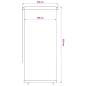 Preview: Außenrollo 65 (B)x230 (H) cm Blau HDPE