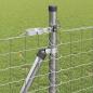 Preview: Zaunpfosten zum Einbetonieren 13 Stk. Silber