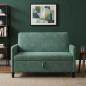 Preview: Sofa mit Stauraum Meergrün 122 x 78 x 87 cm Polyester