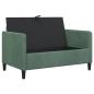 Preview: Sofa mit Stauraum Meergrün 122 x 78 x 87 cm Polyester