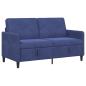 Preview: Sofa mit Stauraum Polizeiblau 152 x 78 x 87 cm Polyester