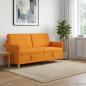 Preview: Sofa mit Stauraum Dunkelgelb 172 x 78 x 87 cm Polyester