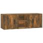 Preview: TV-Schrank Räuchereiche 100x31,5x35 cm Holzwerkstoff