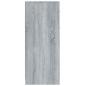 Preview: Badezimmerschrank Grau Sonoma 60x33x80 cm Holzwerkstoff