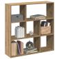 Preview: ARDEBO.de - Raumteiler-B?cherregal Artisan-Eiche 102x29x103,5 cm