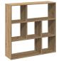 Preview: Raumteiler-B?cherregal Artisan-Eiche 102x29x103,5 cm