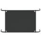 Preview: Hundebett Erhöht Schwarz 90x50x20 cm Oxford-Gewebe und Stahl