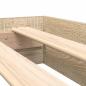 Preview: Bücherregal-Bett Sonoma-Eiche 100 x 200 cm Holzwerkstoff