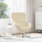 Preview: ARDEBO.de - Eiersessel Creme 63 x 73 x 90 cm Stoff