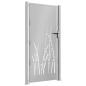 Preview: Gartentor 100x175 cm Cortenstahl Gras-Design