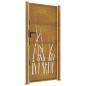 Preview: Gartentor 100x175 cm Cortenstahl Gras-Design