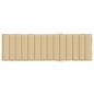 Preview: Sonnenliegen-Auflage Melange Beige 200x50x4 cm Stoff