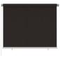 Preview: ARDEBO.de - Außenrollo 185 (B)x140 (H) cm Braun HDPE