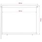 Preview: Außenrollo 185 (B)x140 (H) cm Braun HDPE