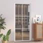 Preview: ARDEBO.de - Innentür 93x201,5 cm Weiß ESG-Glas und Aluminium