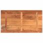 Preview: Tischplatte 120x50x3,8 cm Rechteckig Massivholz Akazie