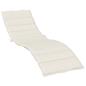 Preview: Sonnenliegen-Auflage Melange Creme 200x50x4 cm Stoff