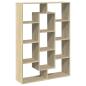 Preview: Bücherregal Sonoma-Eiche 102x29x143 cm Holzwerkstoff