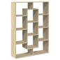 Preview: Bücherregal Sonoma-Eiche 102x29x143 cm Holzwerkstoff