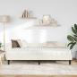 Preview: Eckbettgestell mit Matratze Sonstiges 2 Stk. Creme Samt