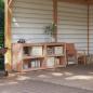 Preview: ARDEBO.de - Au?enk?chenschrank MEPPEL 2 stk. Nat?rlicher Douglas