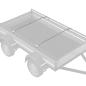 Preview: Planehalterung für Anhänger 2 Silber 136-218 cm Aluminium