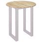 Preview: Tischplatte Ø 60 x 1,5 cm Rund Holzwerkstoff Sonoma-Eiche