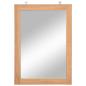 Preview: ARDEBO.de - Wandspiegel Teak Massiv 50x70 cm