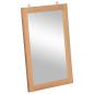 Preview: Wandspiegel Teak Massiv 50x70 cm