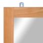 Preview: Wandspiegel Teak Massiv 50x70 cm