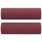 Preview: 3-Sitzer-Sofa mit Zierkissen Weinrot 180 cm Stoff