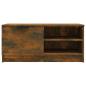 Preview: TV-Schrank Räuchereiche 80x35x36,5 cm Holzwerkstoff